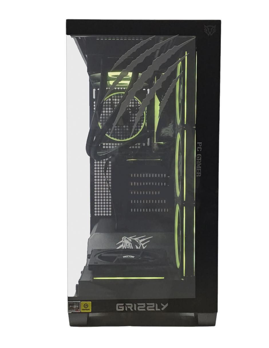 Computadora gamer Grizzly PG-AMD060 AMD Ryzen 7 NVIDIA GeForce RTX 4060 32 GB RAM 2 TB SSD