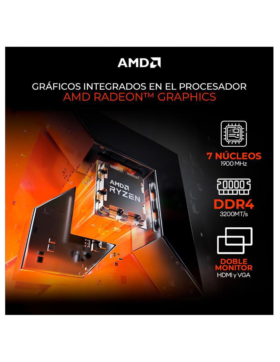Computadora gamer XTACR532GBVEGA7MDB 23.8 pulgadas Full HD AMD Ryzen 5 AMD Radeon Graphics 32 GB RAM 1 TB SSD 6