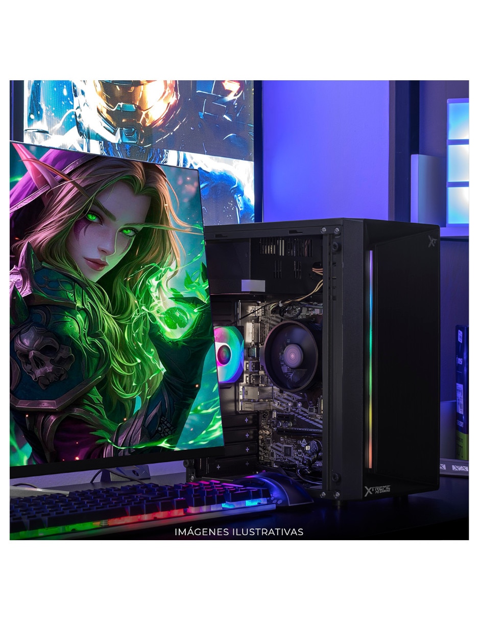 Computadora de escritorio Xtreme Lite AMD Athlon AMD Radeon Vega 3 16 GB RAM 500 GB SSD
