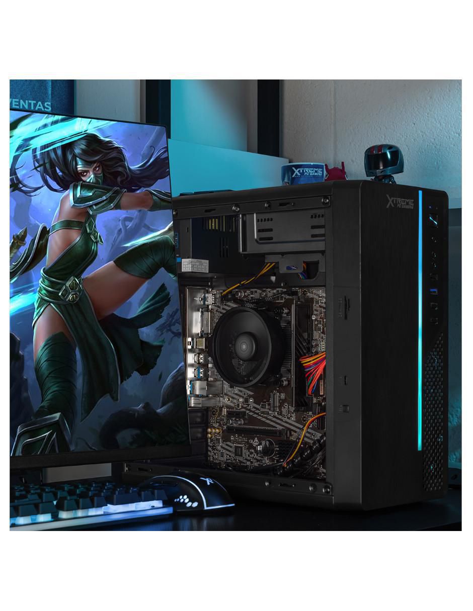 Computadora gamer Xtreme Pc Gaming XTPCR316GBVEGA8MUB 23.8 pulgadas Full HD AMD Ryzen 3 AMD Radeon Vega 8 16 GB RAM 500 GB SSD