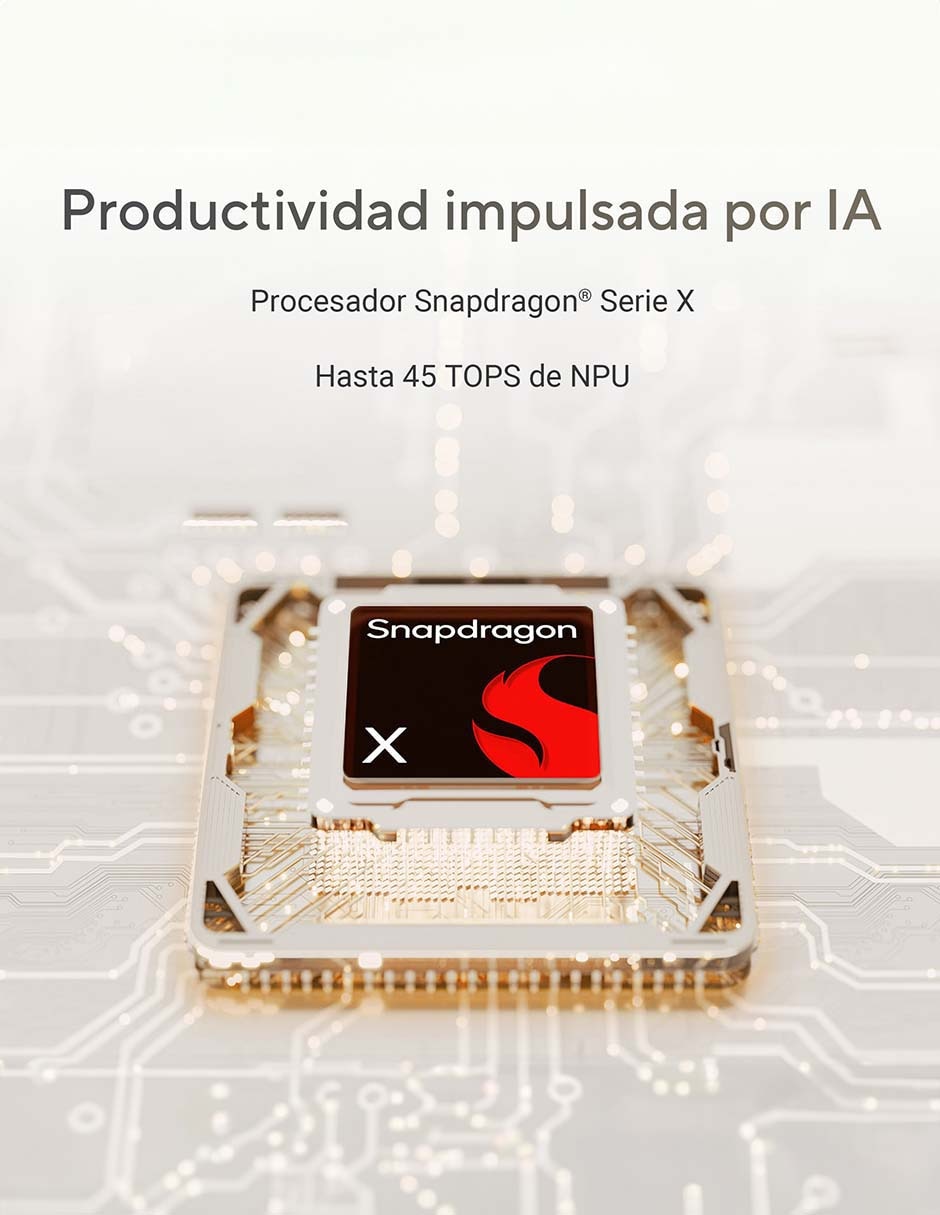Laptop 14 pulgadas WUXGA Snapdragon X Qualcomm Adreno 16 GB RAM 512 GB SSD 12