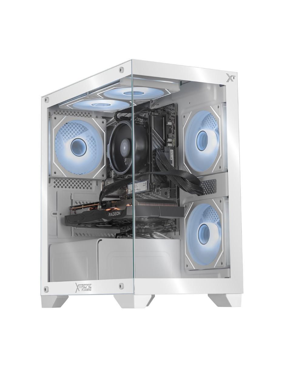 Computadora gamer XTBRR532GB6600TPW AMD Ryzen 5 AMD Radeon RX 6600 16 GB RAM 1 TB SSD