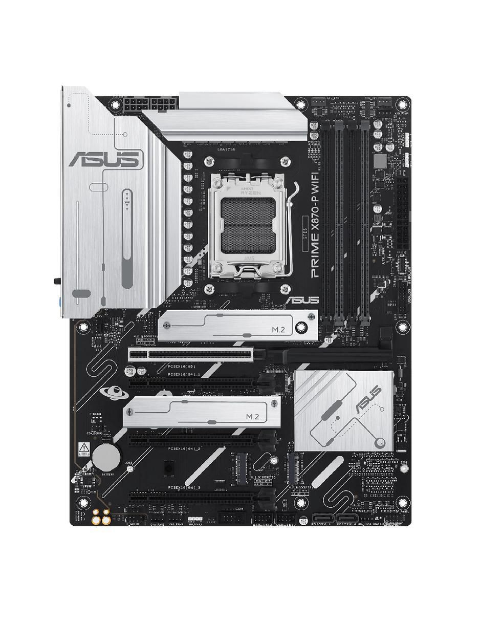 Tarjeta madre Prime X870-P WiFi AM5 compatible con procesador AMD 1