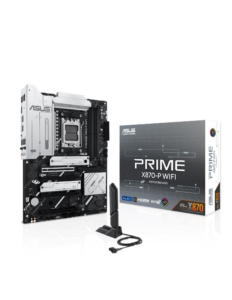 Tarjeta madre Prime X870-P WiFi AM5 compatible con procesador AMD Tarjeta madre Prime X870-P WiFi AM5 compatible con procesador AMD