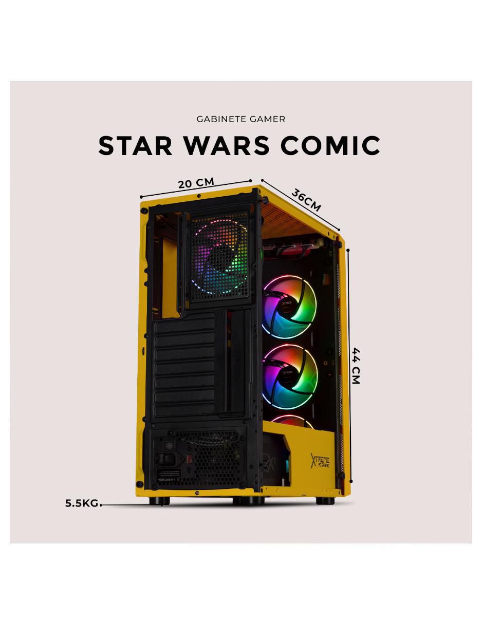 Gabinete Xtreme Pc Gaming Starwars Comic Edition