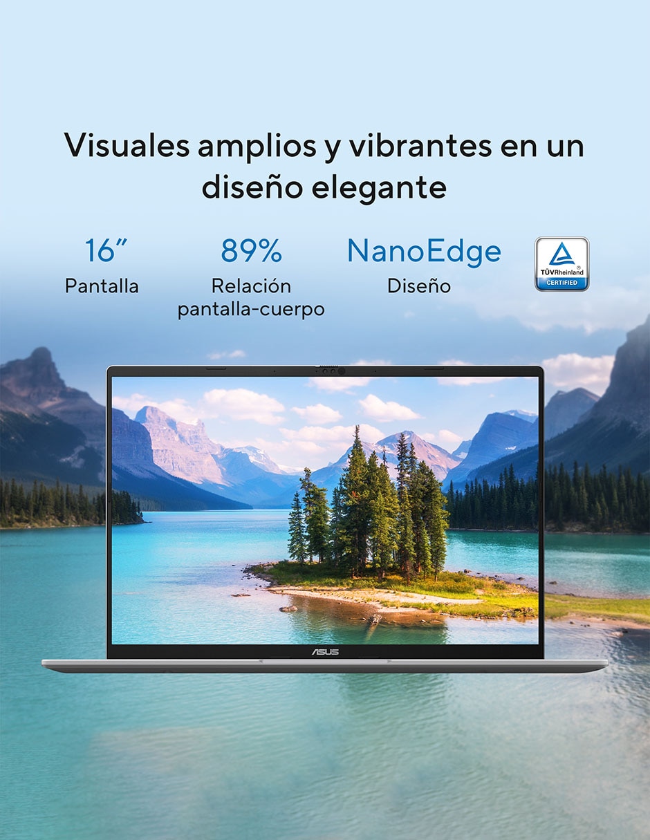 Laptop thin & light Asus Vivobook 16 16 pulgadas WUXGA Intel Core Ultra 5 16 GB RAM 512 GB SSD