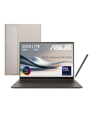 Laptop Touch Zenbook S 14 14 pulgadas 3K Intel Core Ultra 7 258V Intel Arc 32 GB RAM 1 TB