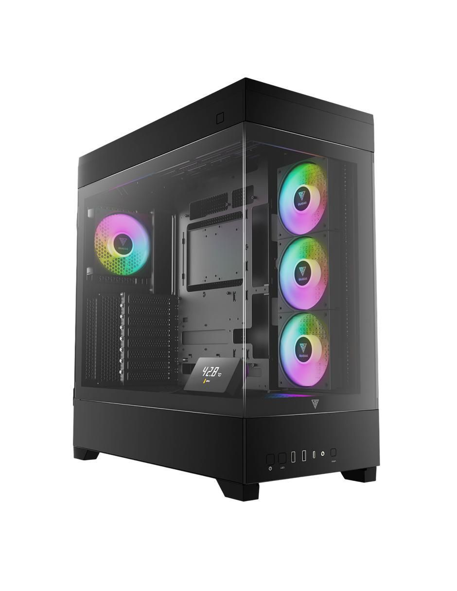 Gabinete de computadora Gamdias Atlas P1 BK ATX ARGB