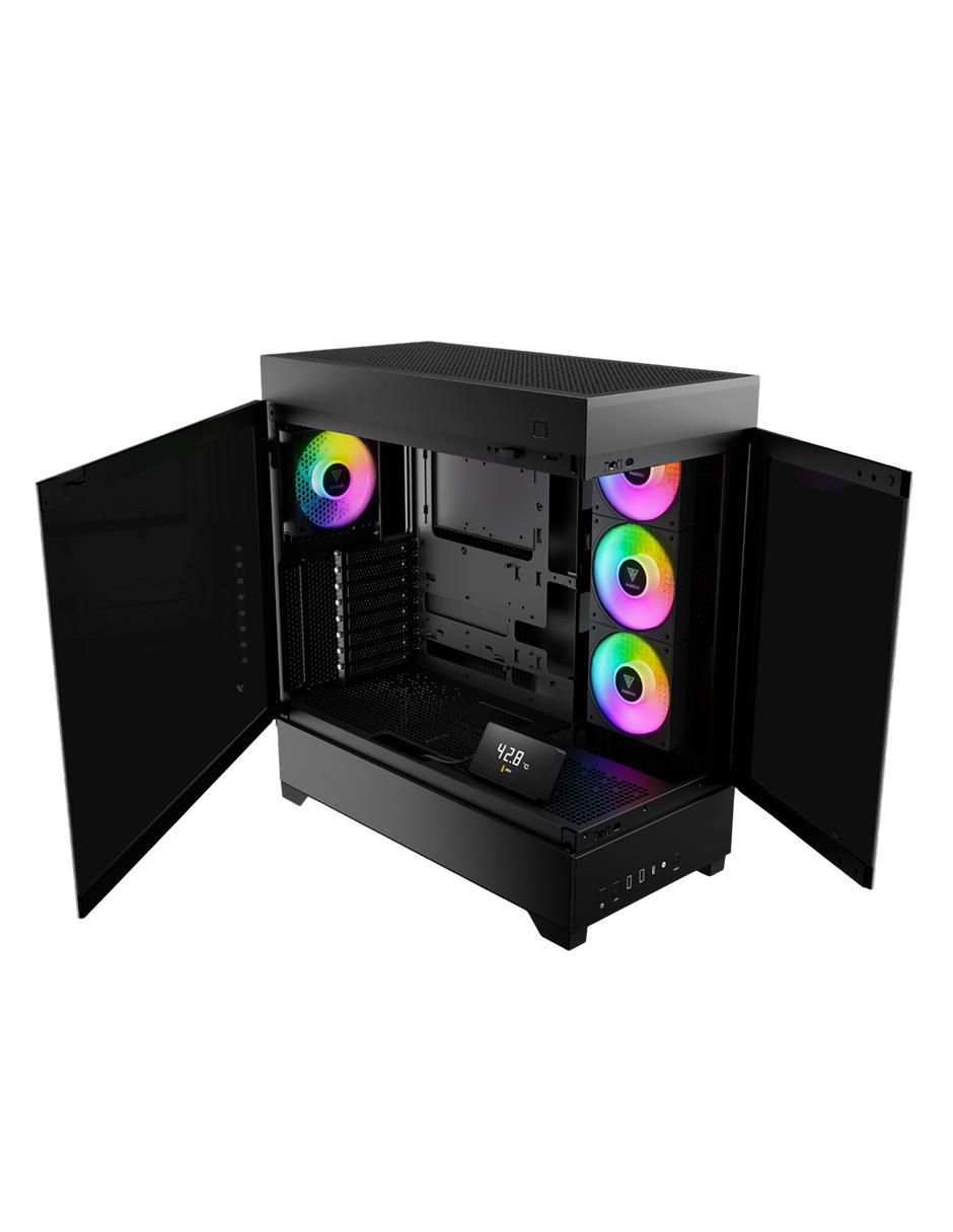 Gabinete de computadora Gamdias Atlas P1 BK ATX ARGB