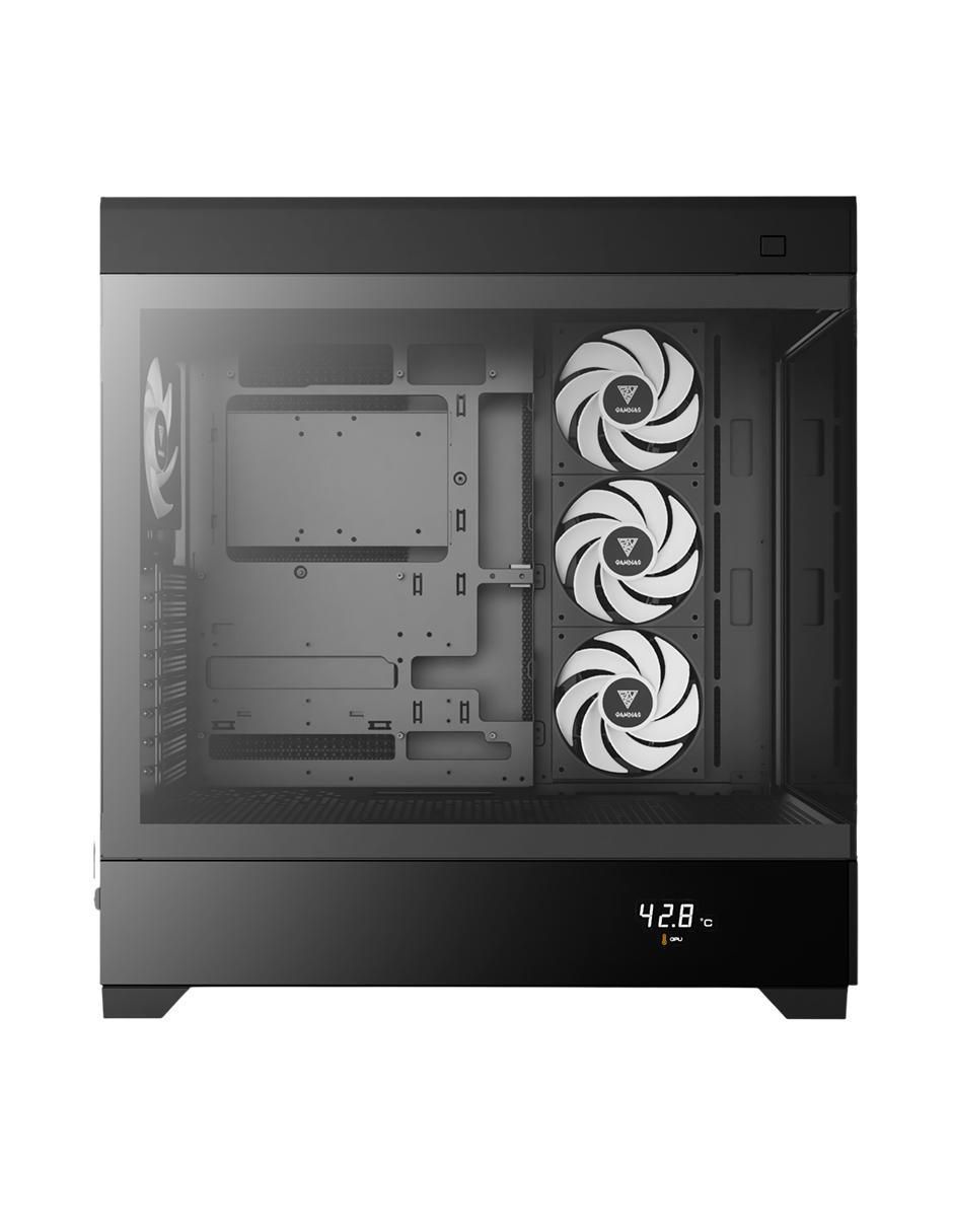 Gabinete de computadora Gamdias Atlas P1 BK ATX ARGB