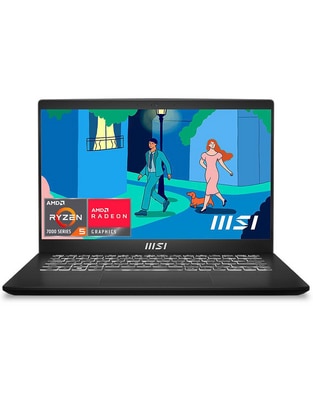 Laptop Msi 14 pulgadas Full HD AMD Ryzen 5 AMD Radeon 8 GB RAM 512 GB SSD