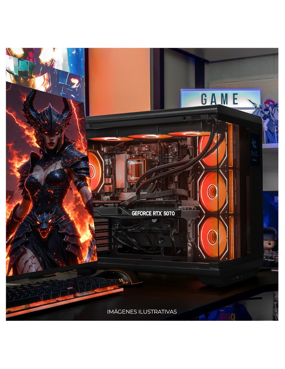 Computadora gamer XTBRR932GB55070B AMD Ryzen 9 NVIDIA GeForce RTX 5070 32 GB RAM 1 TB SSD