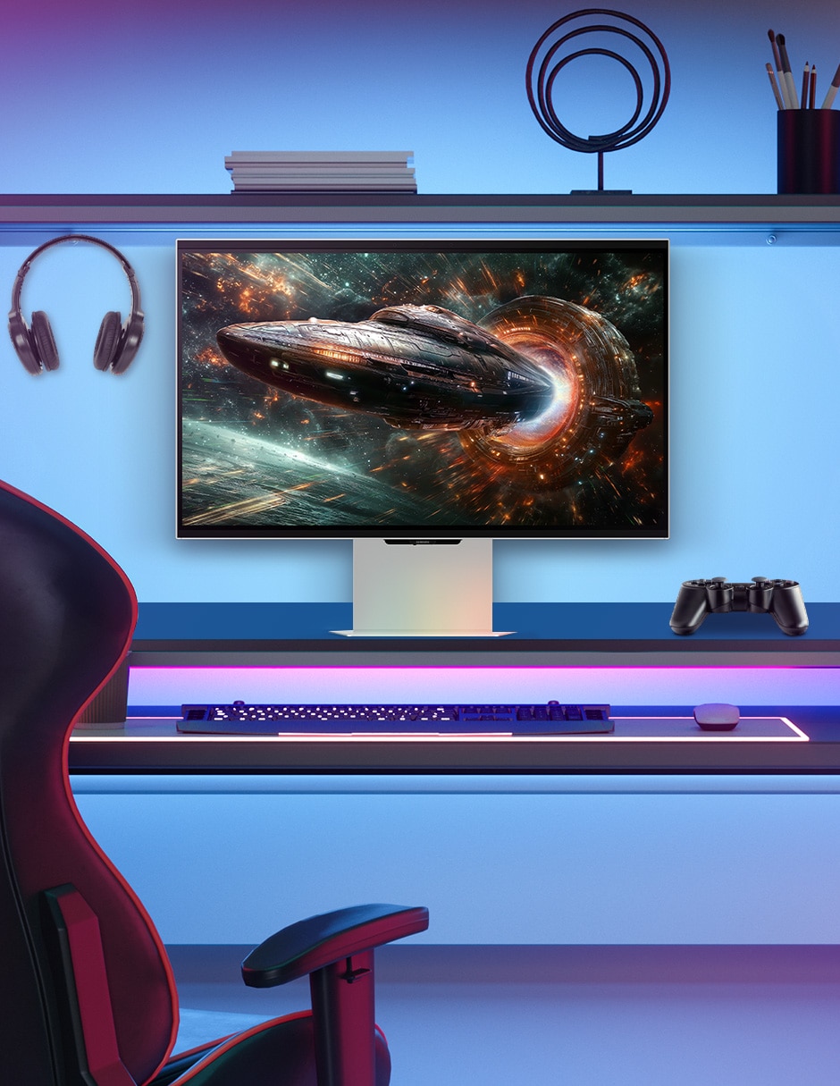 Monitor gamer standard 4K 27 pulgadas LS27FG900XNXZX 3