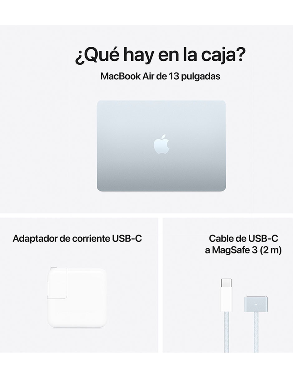 Apple MacBook Air 13 pulgadas M4 16 GB RAM 256 GB SSD azul cielo 5