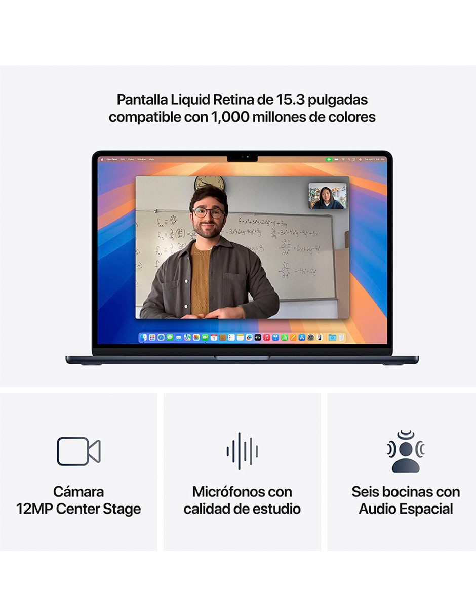 MacBook Air 15 pulgadas M4 16 GB RAM 256 GB SSD azul medianoche 3