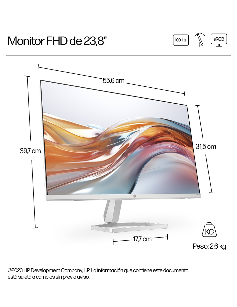 Monitor Hp standard full HD 24 pulgadas 94C21AA