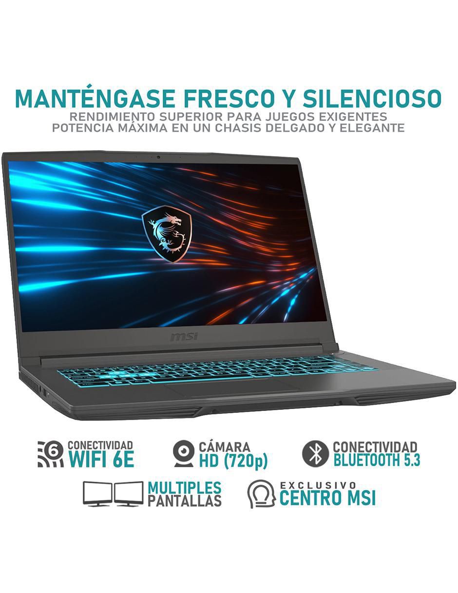 Laptop gamer MSI Thin 15 15.6 pulgadas Full HD Intel Core i5 NVIDIA GeForce RTX 4050 16 GB RAM 1.4 TB SSD