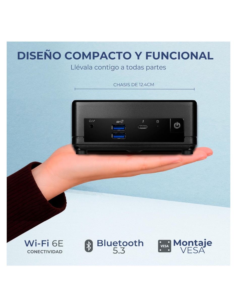 Computadora de escritorio Cubi512M-I516G512Mktm Intel Core i5 Intel Iris Xe 16 GB RAM 512 GB SSD