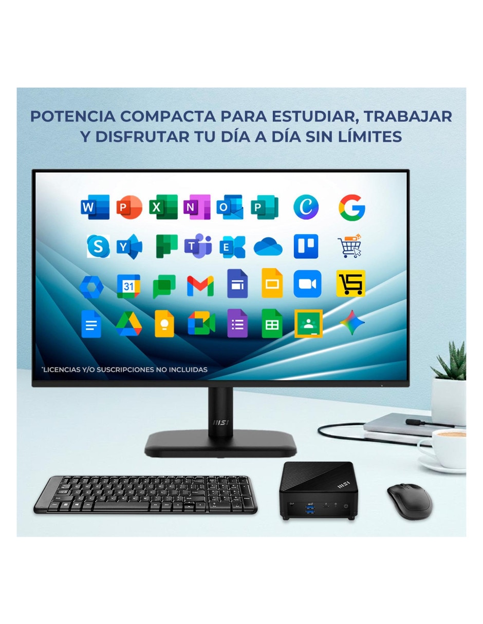 Computadora de escritorio Cubi512M-I516G512Mktm Intel Core i5 Intel Iris Xe 16 GB RAM 512 GB SSD 6
