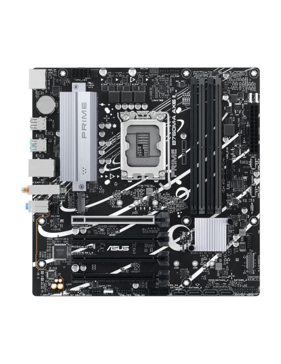 Tarjeta madre Prime B760M-A AX6 II compatible con procesador intel 2