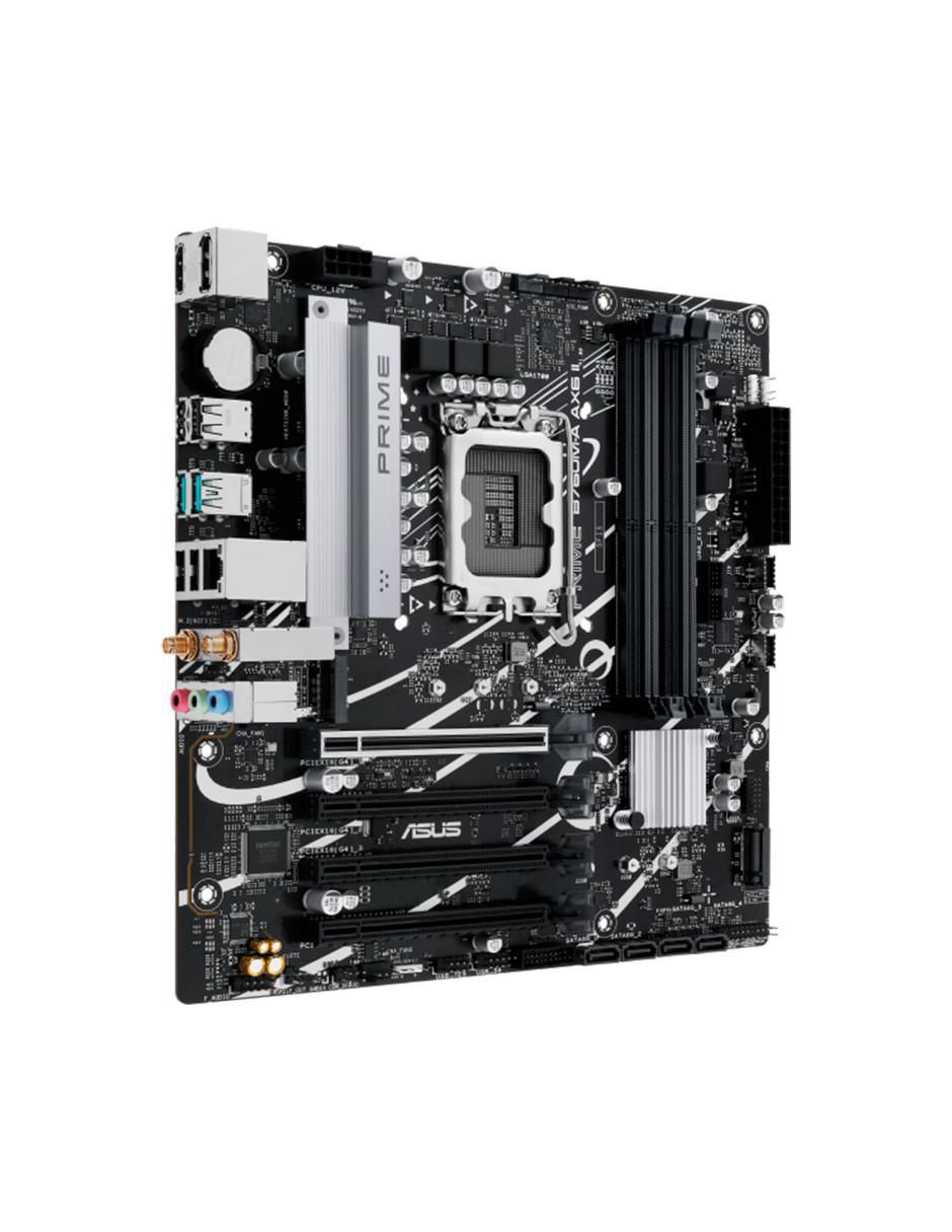 Tarjeta madre Prime B760M-A AX6 II compatible con procesador intel 3