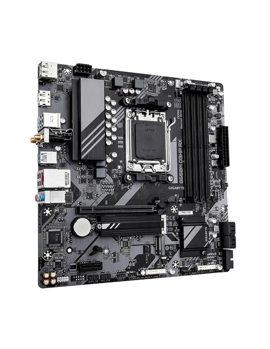 Tarjeta madre B650m D3hp Ax compatible con procesador AMD 3