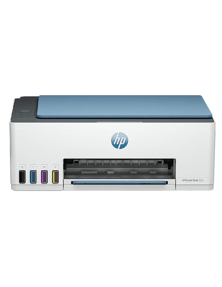 Multifuncional Hp Smart Tank 525 + Antivirus digital Mcafee Total Protection de inyección de tinta alámbrica a color