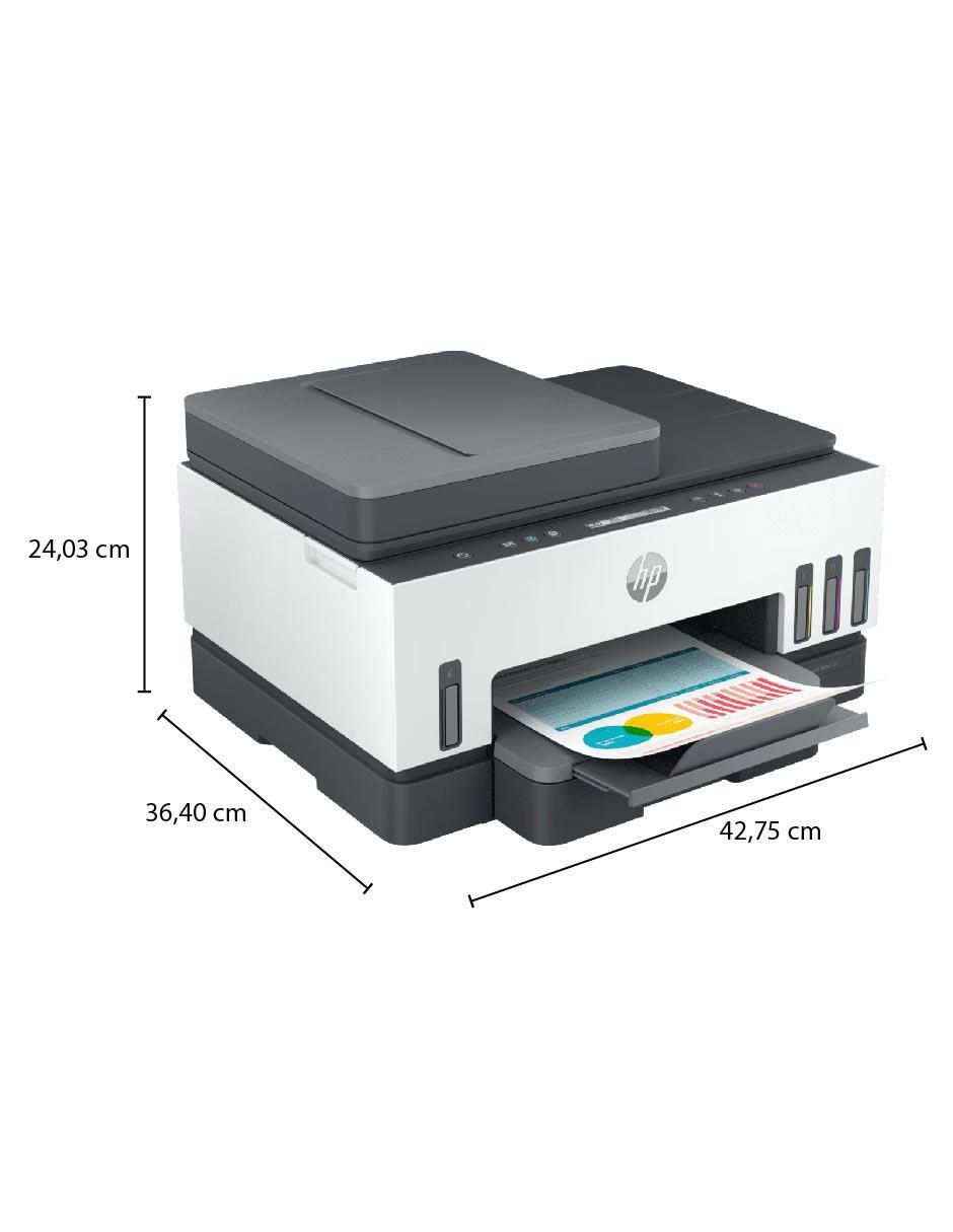 Multifuncional Hp Smart Tank 750 + Antivirus Mcafee total protection digital de inyección de tinta inalámbrica a color