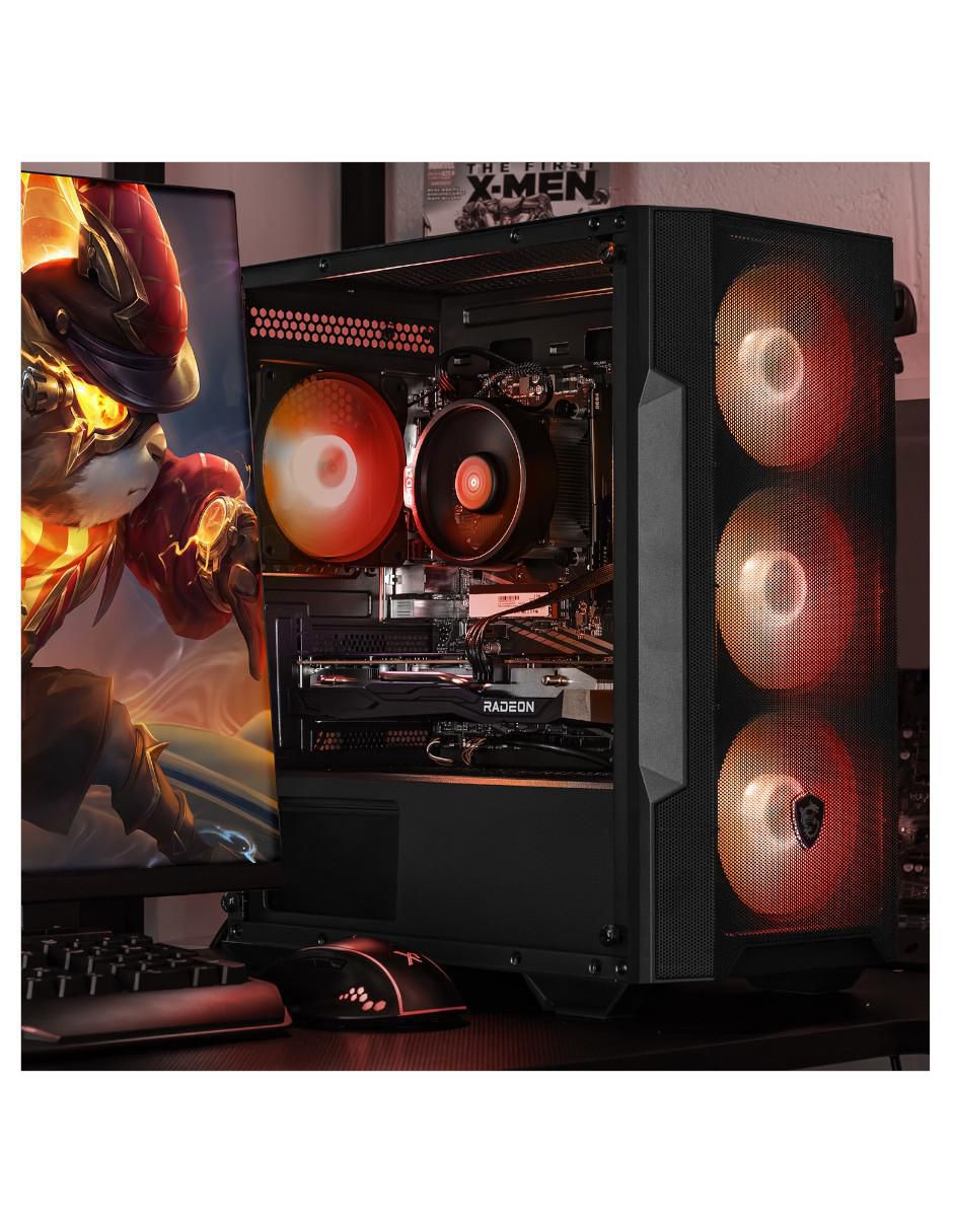 Computadora gamer Xtreme Pc Gaming XTMSIR732GBRX7600MF AMD RYEN 7 AMD Radeon RX 9060 32 GB RAM 1 TB SSD