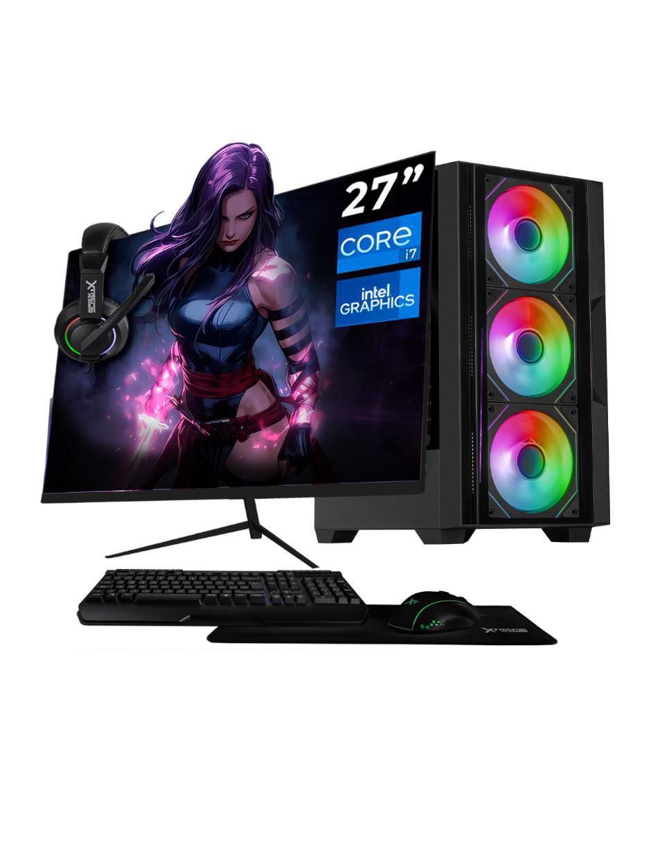 Computadora gamer XTPCI732GBHD770MDB 27 pulgadas Full HD Intel Core i7 Intel UHD 770 16 GB RAM 500 GB SSD 1