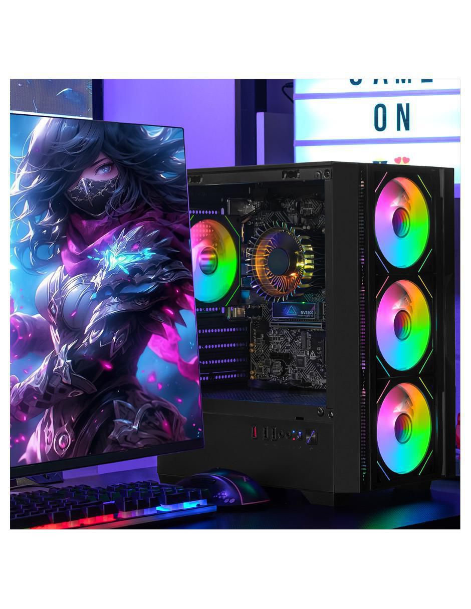 Computadora gamer XTPCI732GBHD770MDB 27 pulgadas Full HD Intel Core i7 Intel UHD 770 16 GB RAM 500 GB SSD 4