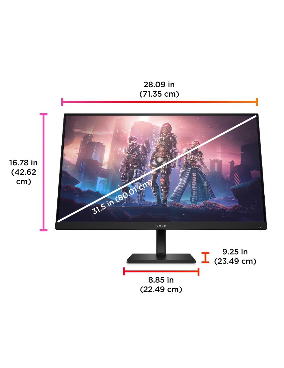 Monitor gamer Hp Omen 32q XDR QHD 32 pulgadas 780K0AA