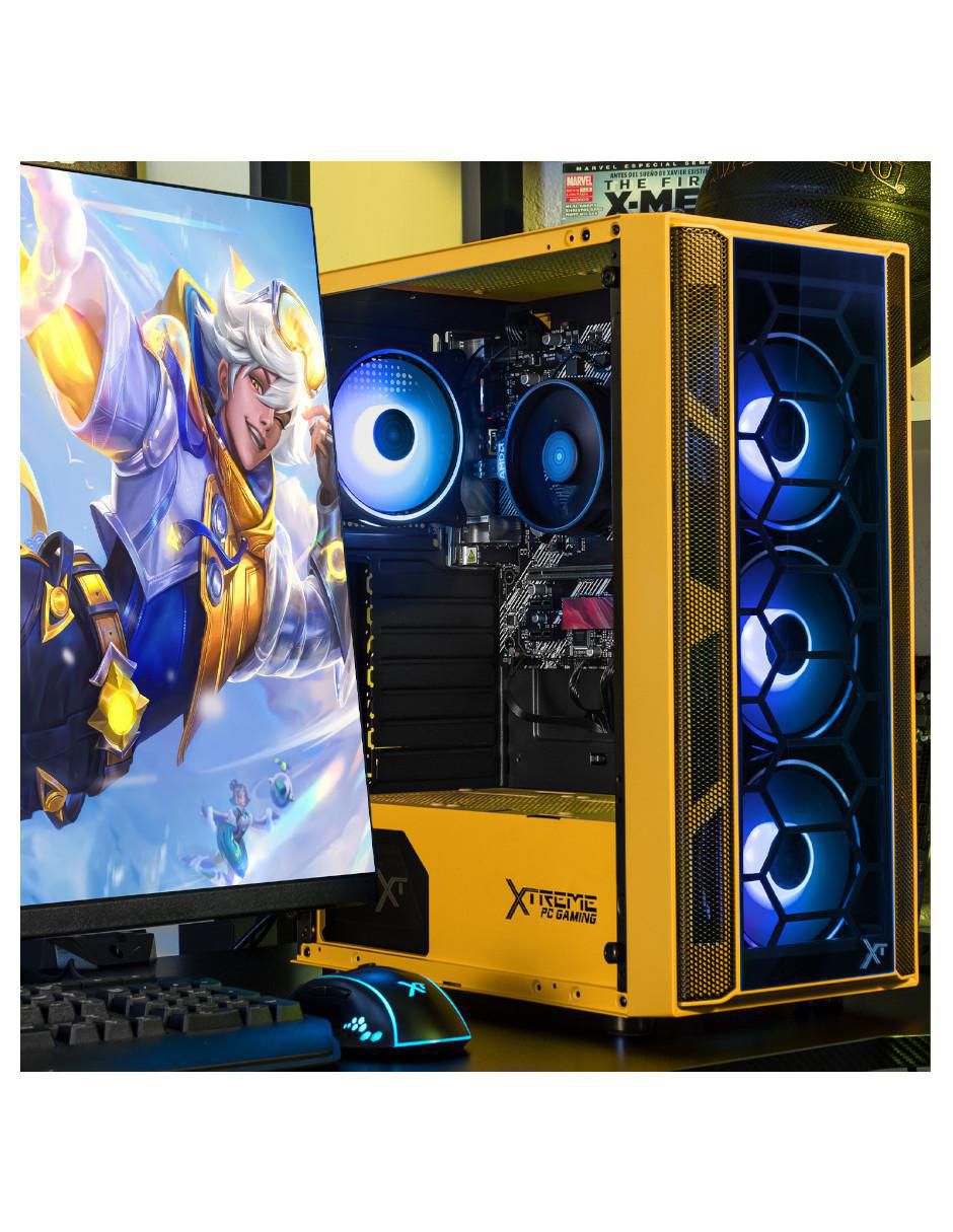 Computadora gamer XTPCR732GBRENOIRKY AMD Ryzen 7 AMD Radeon 16 GB RAM 1 TB SSD 6