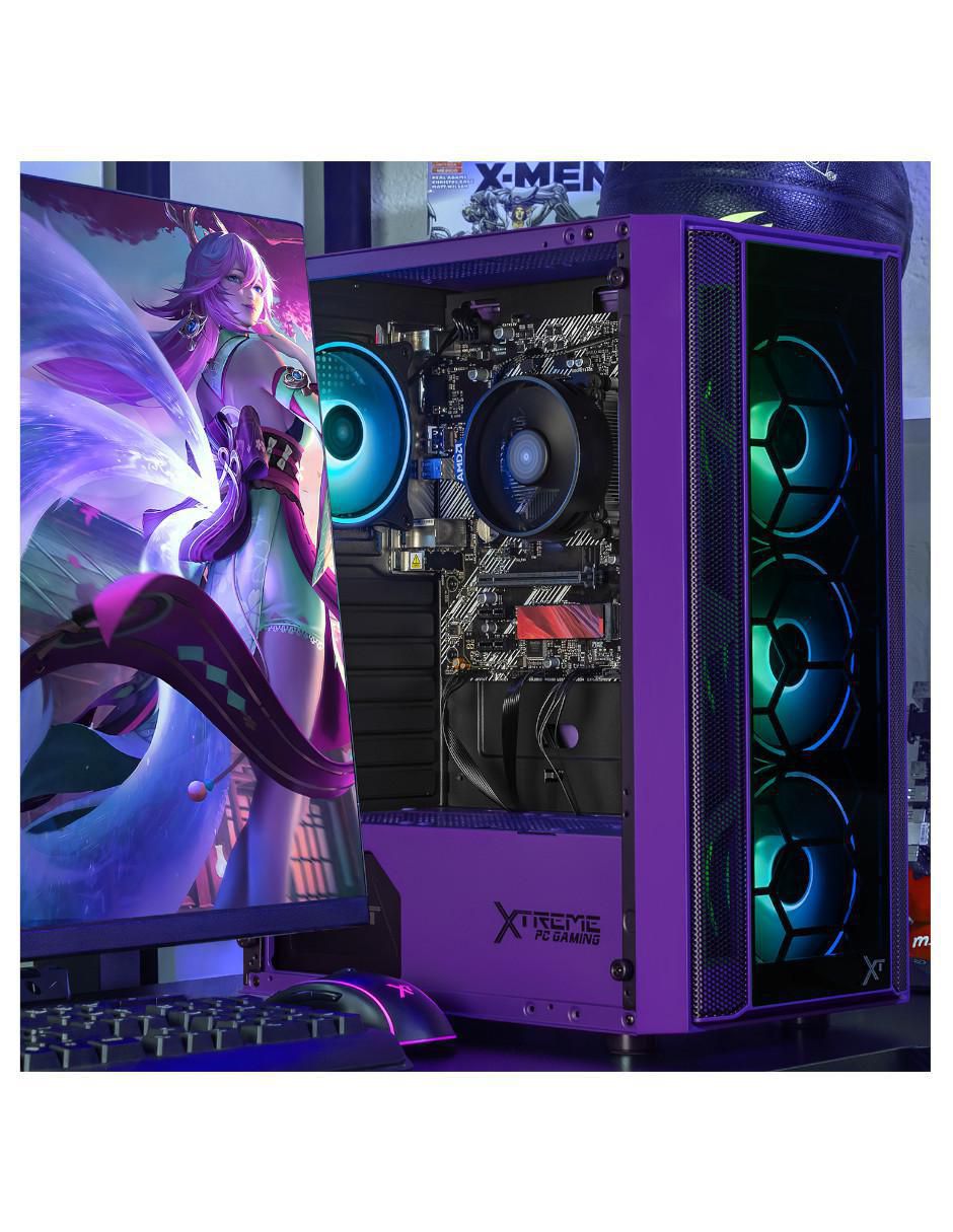 Computadora gamer XTPCR732GBRENOIRKV AMD Ryzen 7 AMD Radeon 16 GB RAM 1 TB SSD 6
