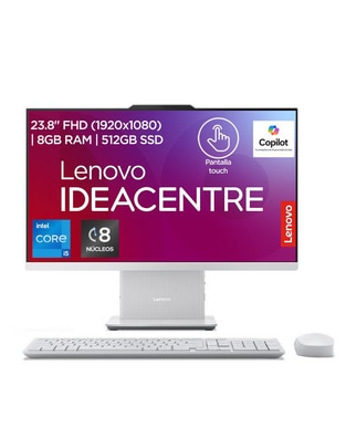 Computadora All in One Lenovo IdeaCetre 23.8 pulgadas Full HD Intel Core i5 Integradas 8 GB RAM 512 GB SSD