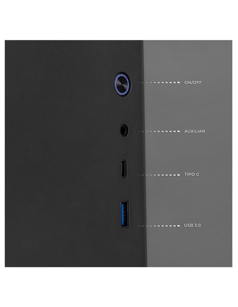 Computadora gamer XTBRR732GB59060ESG AMD Ryzen 7 AMD Radeon RX 9060 XT 32 GB RAM 1 TB SSD