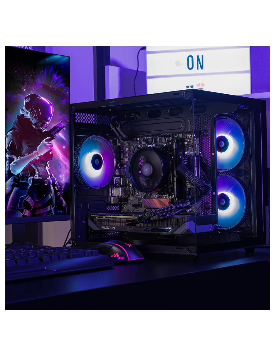 Computadora gamer XTBRR732GB59060TPB AMD Ryzen 7 AMD Radeon RX 9060 XT 16 GB RAM 1 TB SSD