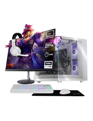 Computadora gamer XTBRR732GB4060MTPW 23.8 pulgadas Full HD AMD Ryzen 7 NVIDIA GeForce RTX 5060 32 GB RAM 1 TB SSD 1