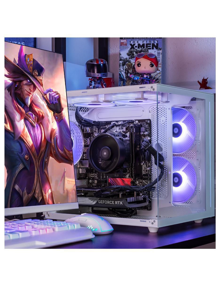 Computadora gamer XTBRR732GB4060MTPW 23.8 pulgadas Full HD AMD Ryzen 7 NVIDIA GeForce RTX 5060 32 GB RAM 1 TB SSD 5