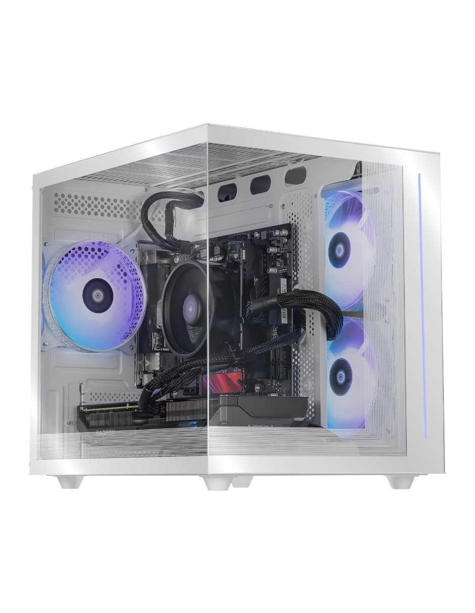 Computadora gamer XTBRR732GB59060TPW AMD Ryzen 7 AMD Radeon RX 9060 XT 16 GB RAM 1 TB SSD