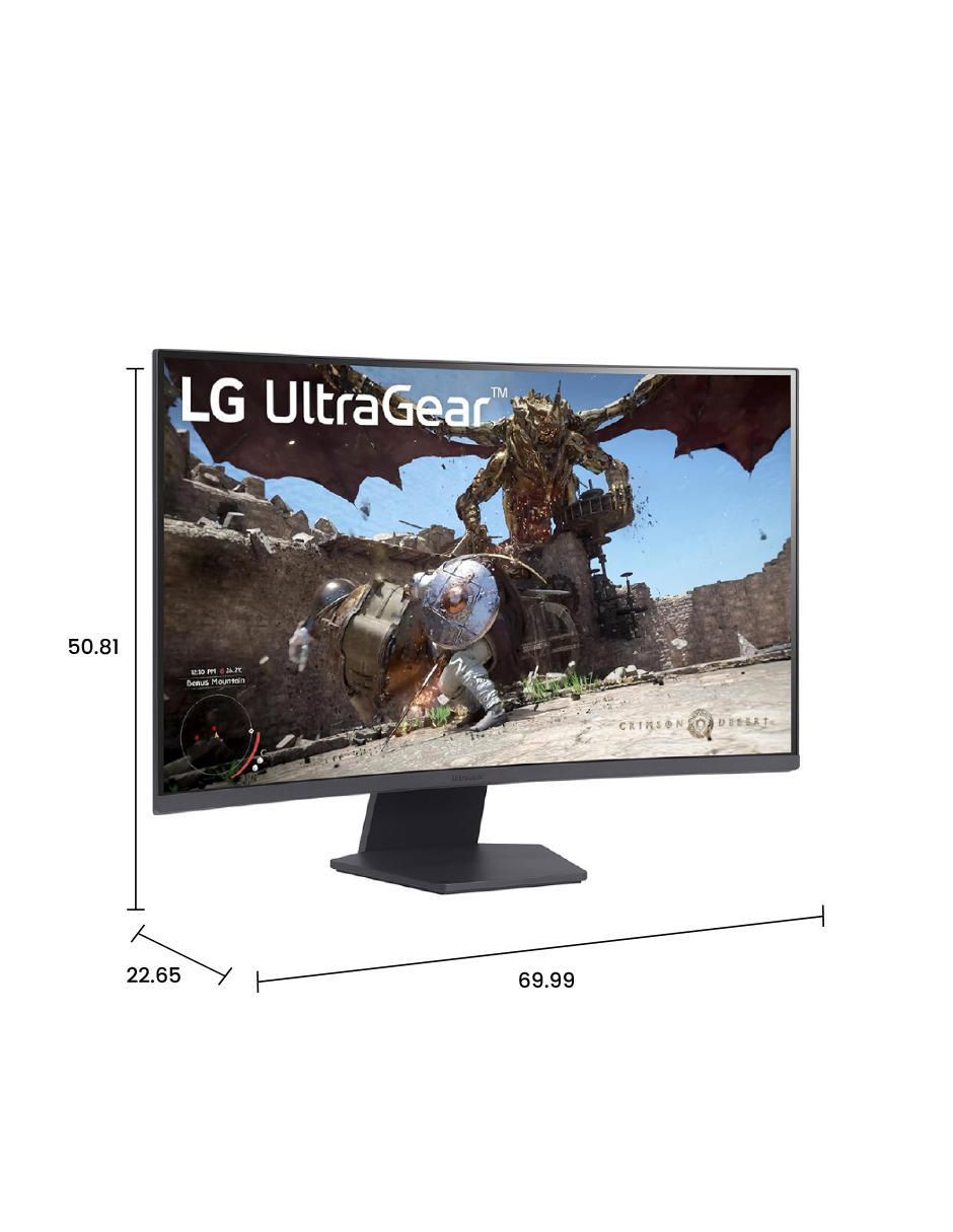 Monitor gamer 32gs60qc XDR HD 32 puadas 32gs60qc 5