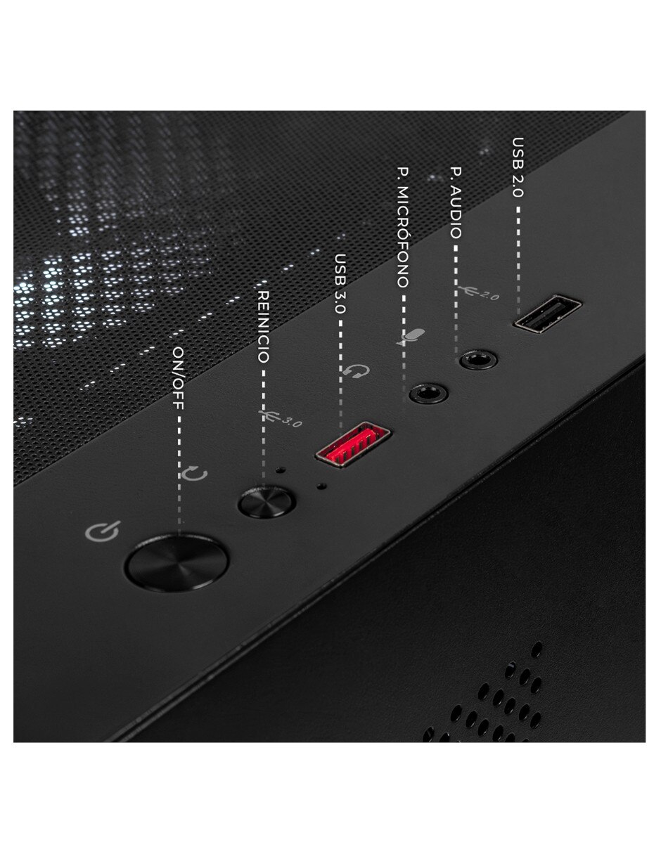 Computadora gamer Xtreme Pc Gaming XTOCR732GBRX7600MCP 27 pulgadas full hd amd ryzen 7 amd radeon rx 7600 16 gb ram 1 tb ssd