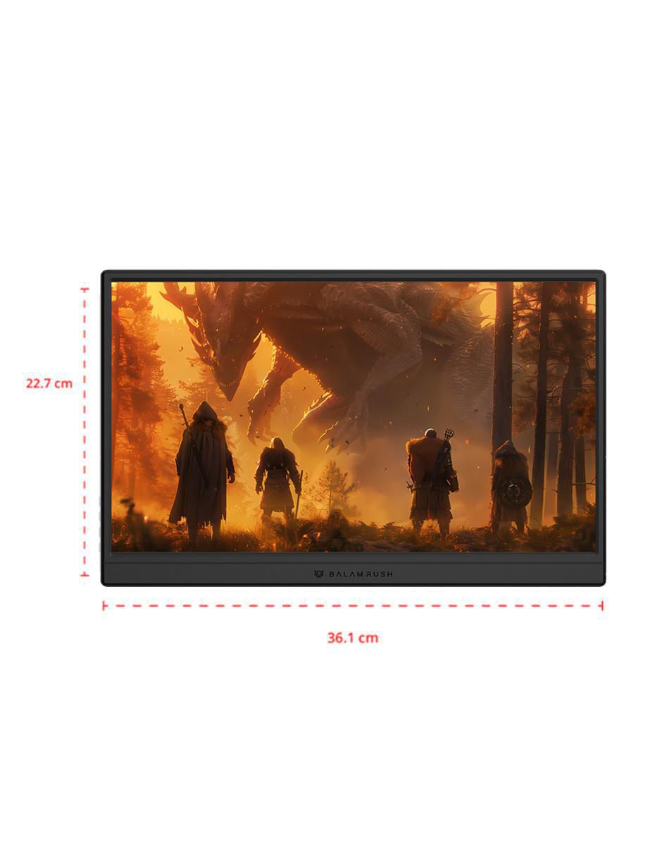 Monitor portátil Balam Rush Nomad NM15D IPS Full HD 15.6 pulgadas BR-943123