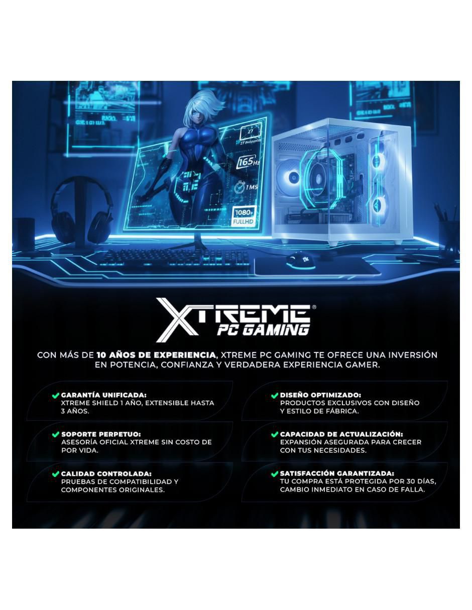 Computadora gamer XTPCR732GBRX7600MSD 27 pulgadas Full HD AMD Ryzen 7 AMD Radeon RX 9060 32 GB RAM 1 TB SSD 4