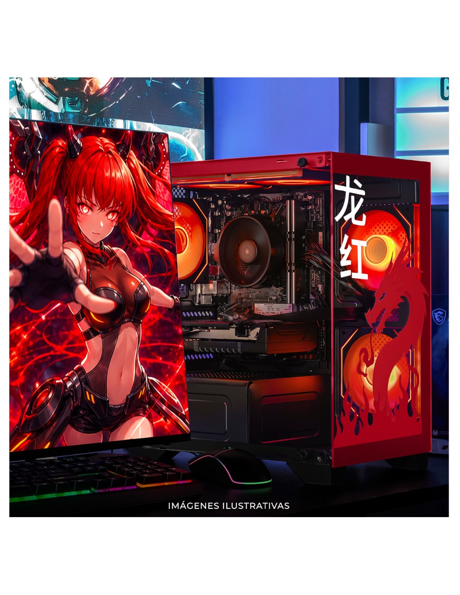 Computadora gamer XTPCR732GBRX7600MSD 27 pulgadas Full HD AMD Ryzen 7 AMD Radeon RX 9060 32 GB RAM 1 TB SSD 9