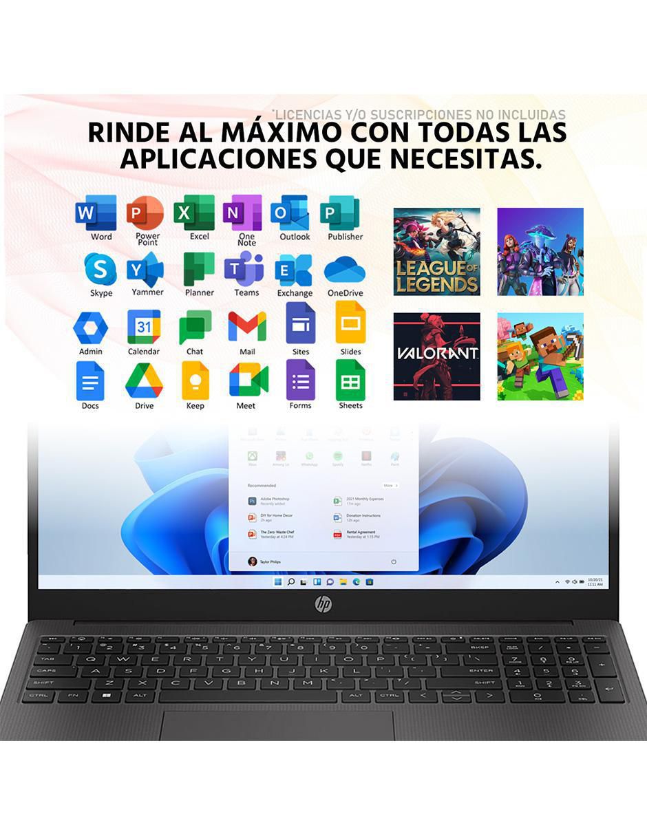 Laptop 255 G10 15.6 pulgadas Full HD AMD Ryzen 7 AMD Radeon 32 GB RAM 512 GB SSD