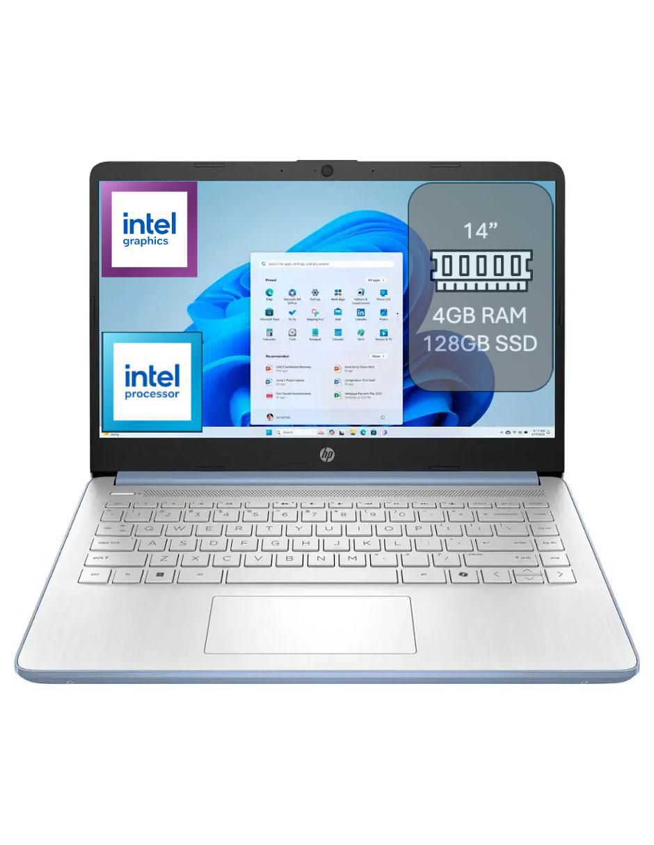 Laptop 14-dq6012dx 14 pulgadas HD Intel Celeron Integradas 4 GB RAM 128 GB SSD Laptop 14-dq6012dx 14 pulgadas HD Intel Celeron Integradas 4 GB RAM 128 GB SSD