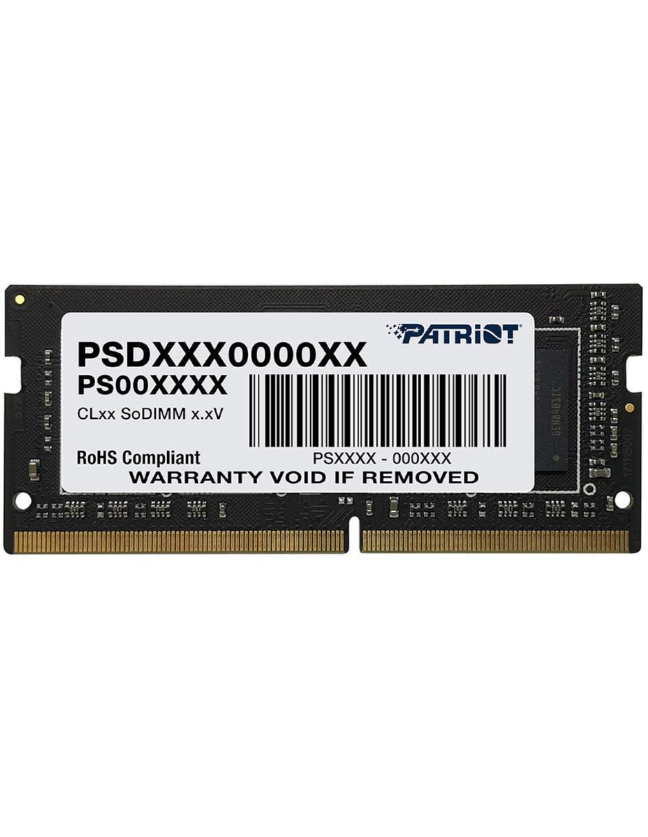 Memoria Ram Sodimm DDR4 Patriot 16 GB PSD416G32002S 1 pack