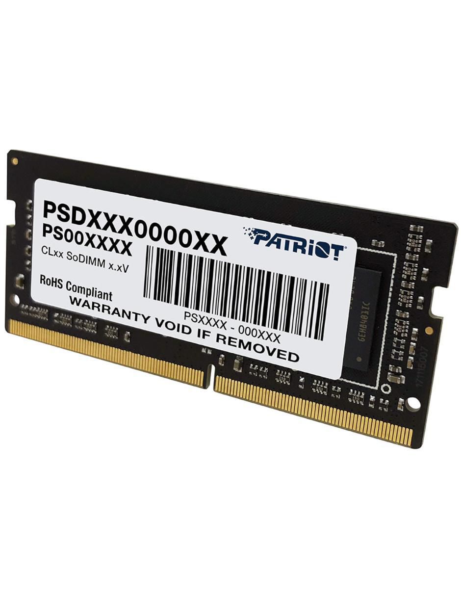 Memoria Ram Sodimm DDR4 Patriot 16 GB PSD416G32002S 1 pack