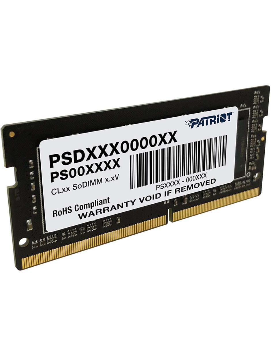 Memoria Ram Sodimm DDR4 Patriot 16 GB PSD416G32002S 1 pack